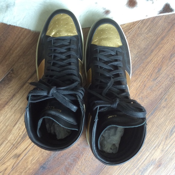 Saint Laurent Paris high top sneakers - Picture 4 of 13